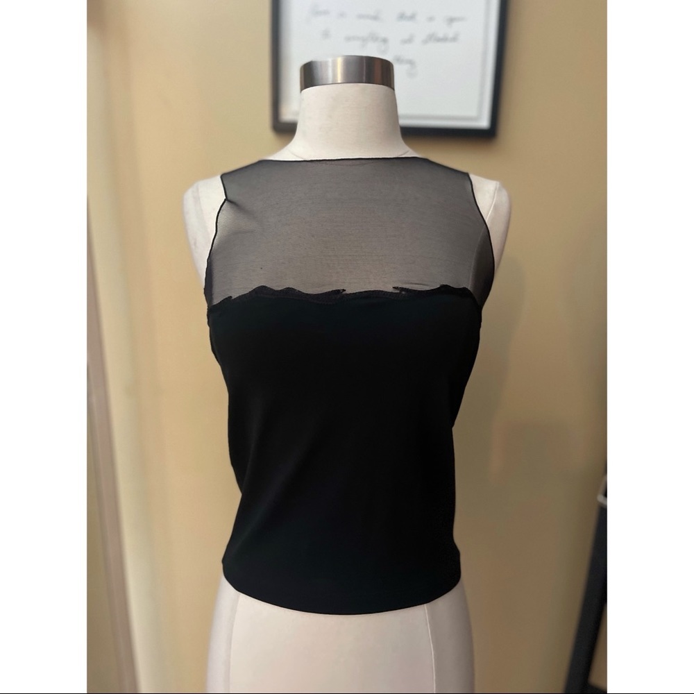 Giorgio Armani sheer top sz 4